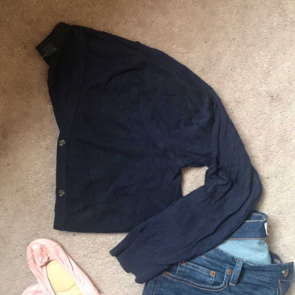 American Apparel navy cardigan